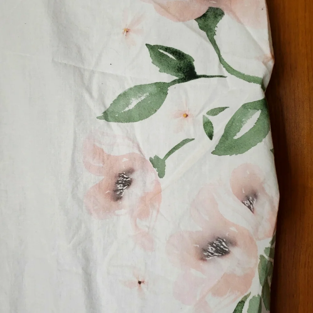 Pottery Barn Kids NWOT MEREDITH Floral PICTURE PERFECT Organic Crib Fitted